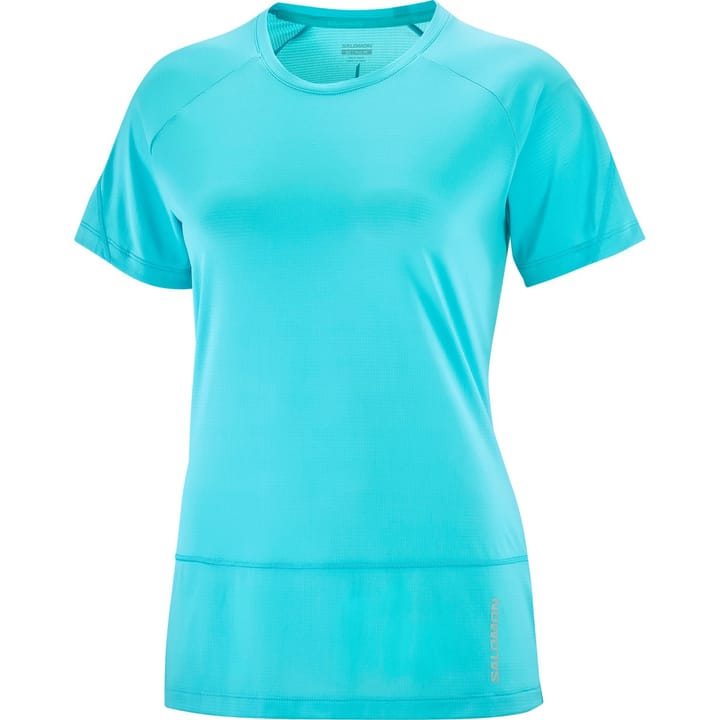 Salomon Women's Cross Run Tee Peacock Blue Salomon