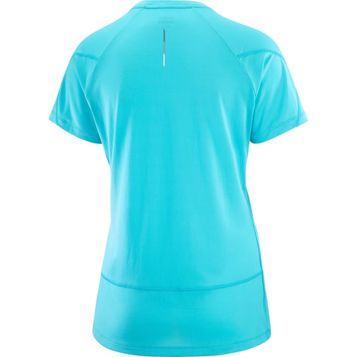 Salomon Women's Cross Run Tee Peacock Blue Salomon