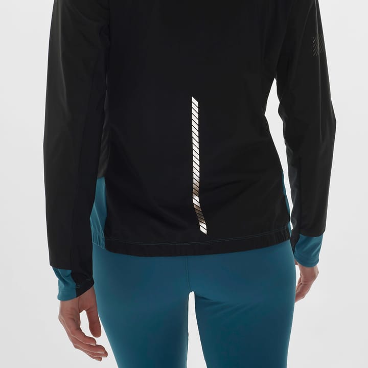 Salomon Women's Light Shell Jacket (2021) Black/Mallard Blue Salomon