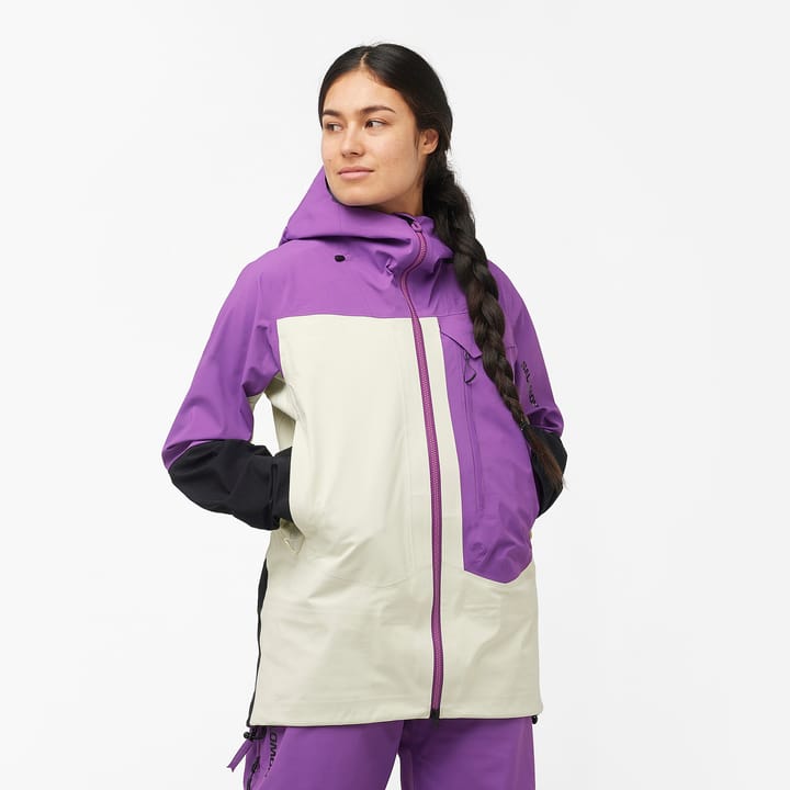 Women's Moon Patrol GORE-TEX Jacket Royal Purple/Almond Milk/ Salomon