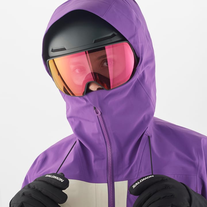 Salomon Women's Moon Patrol GORE-TEX Jacket Royal Purple/Almond Milk Salomon Salomon Women's Moon Patrol GORE-TEX Jacket Royal Purple/Almond Milk Salomon