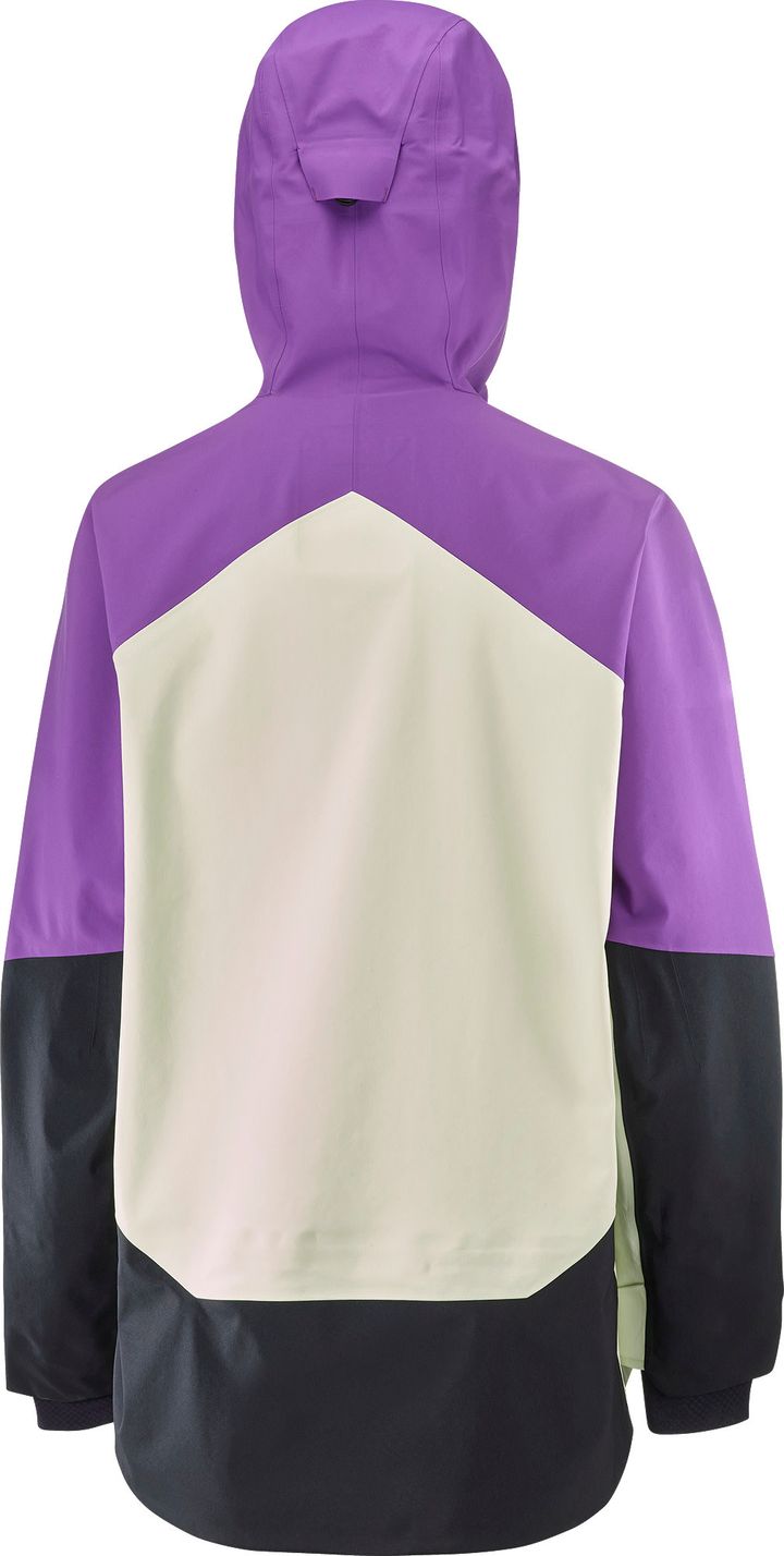 Salomon Women's Moon Patrol GORE-TEX Jacket Royal Purple/Almond Milk Salomon Salomon Women's Moon Patrol GORE-TEX Jacket Royal Purple/Almond Milk Salomon