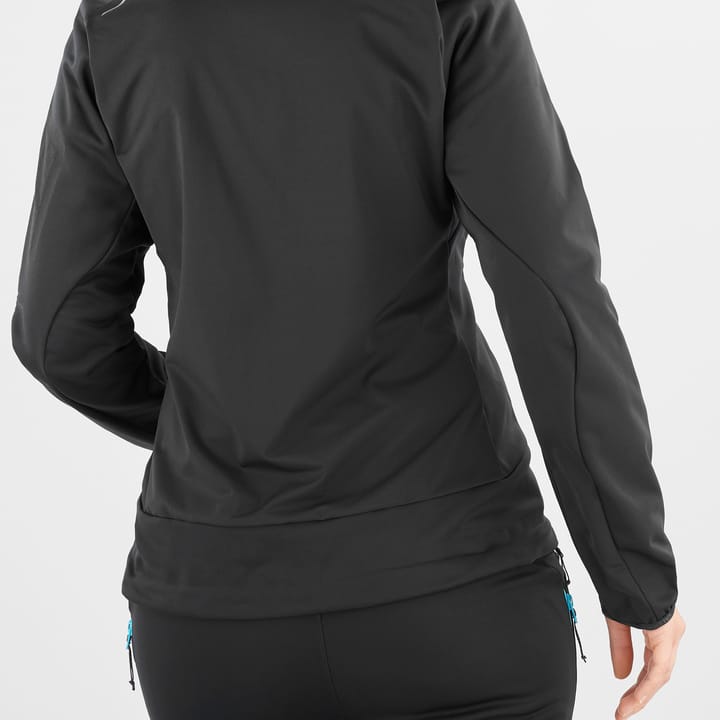 Salomon Women's MTN GORE-TEX Softshell Jacket DEEP BLACK/BLUEFISH/ Salomon