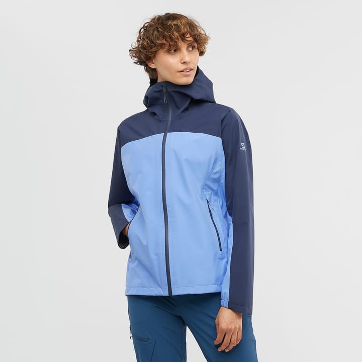 Salomon Women's Outline Gore-Tex 2.5L Jacket Mood Indigo/Provence Salomon