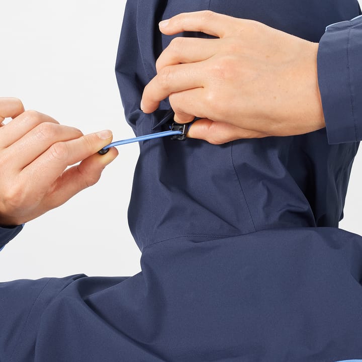 Salomon Women's Outline Gore-Tex 2.5L Jacket Mood Indigo/Provence Salomon