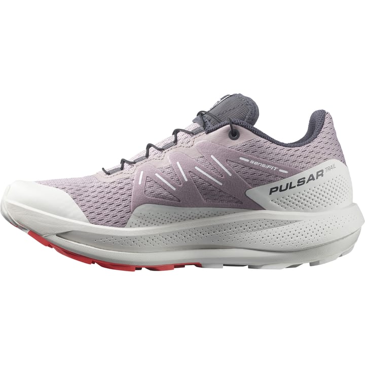 Salomon Women's Pulsar Trail Quail/Lunar Rock/Poppy Red Salomon Salomon Women's Pulsar Trail Quail/Lunar Rock/Poppy Red Salomon