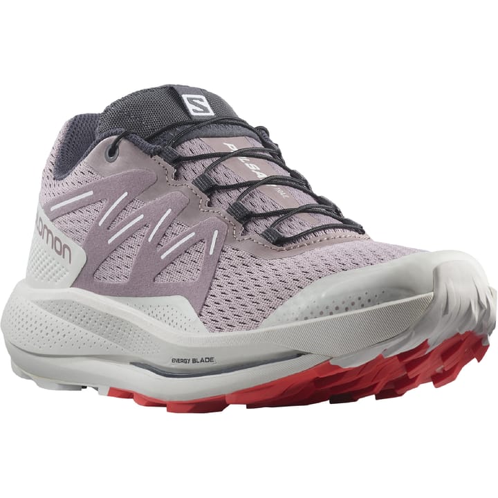 Salomon Women's Pulsar Trail Quail/Lunar Rock/Poppy Red Salomon