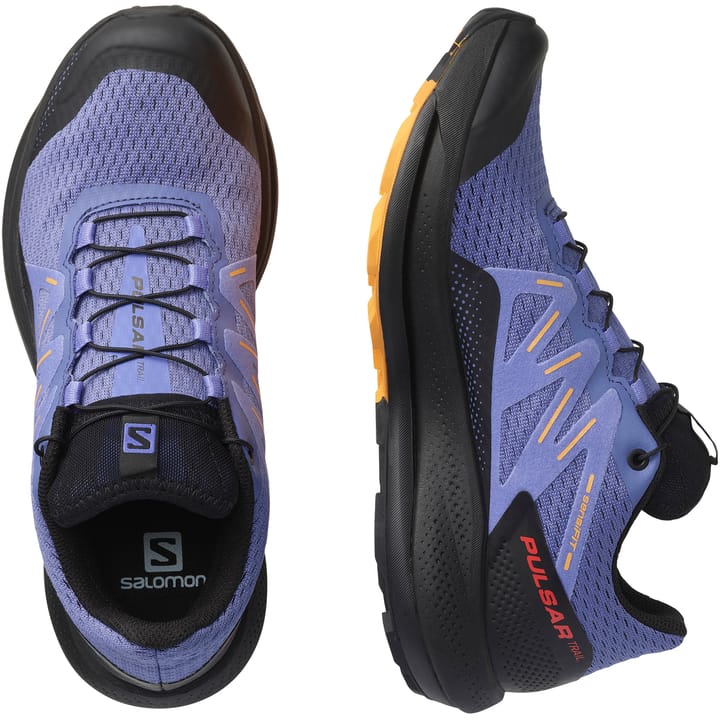 Salomon Women's Pulsar Trail Velvet Morning/Black/Blazing Orange Salomon