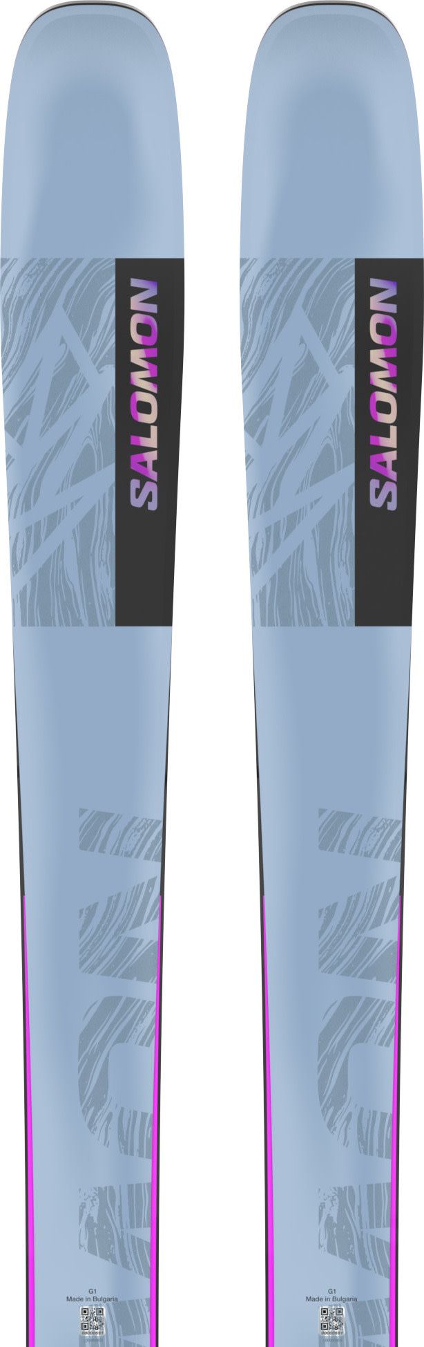 Salomon Women's QST Lux 92 Airy Blue/Rhodamine Red/Golden Poppy Salomon
