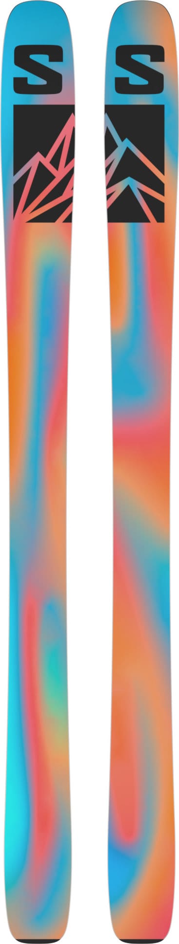 Salomon Women's QST Stella 106 Porcelain Rose/Pastel Neon Blue 3/Neon Melon Salomon