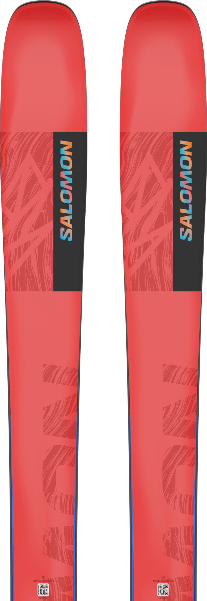 Salomon Women's QST Stella 106 Porcelain Rose/Pastel Neon Blue 3/Neon Melon Salomon Salomon Women's QST Stella 106 Porcelain Rose/Pastel Neon Blue 3/Neon Melon Salomon