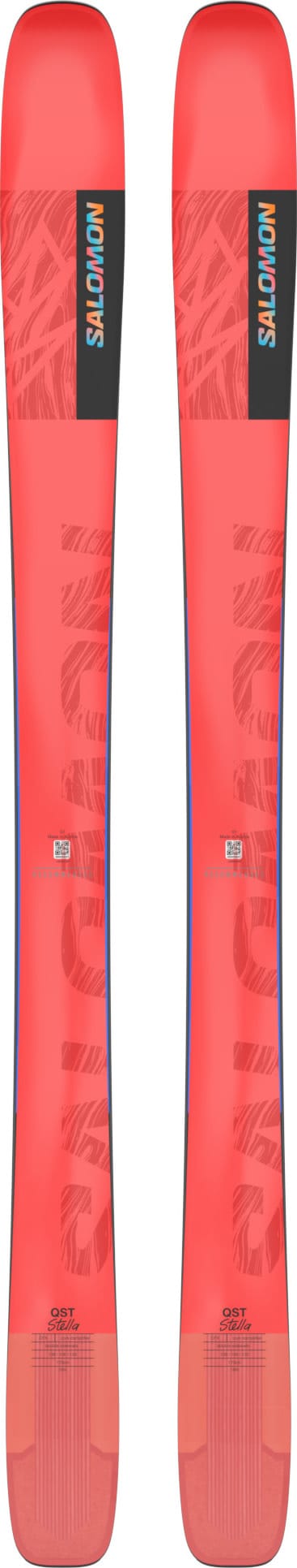 Salomon Women's QST Stella 106 Porcelain Rose/Pastel Neon Blue 3/Neon Melon Salomon