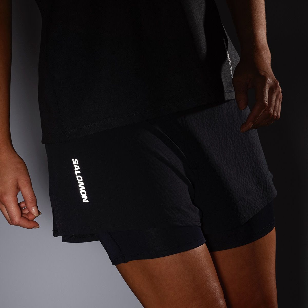 Salomon Women's Sense Aero 2in1 Shorts Deep Black | Buy