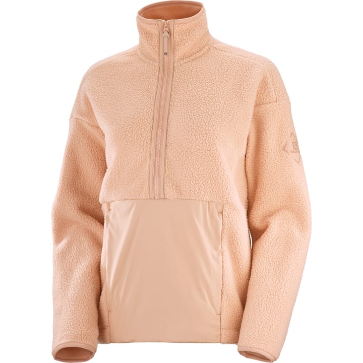 Salomon Women's Snowshelter Teddy Half Zip Sirocco/Heather Salomon Salomon Women's Snowshelter Teddy Half Zip Sirocco/Heather Salomon
