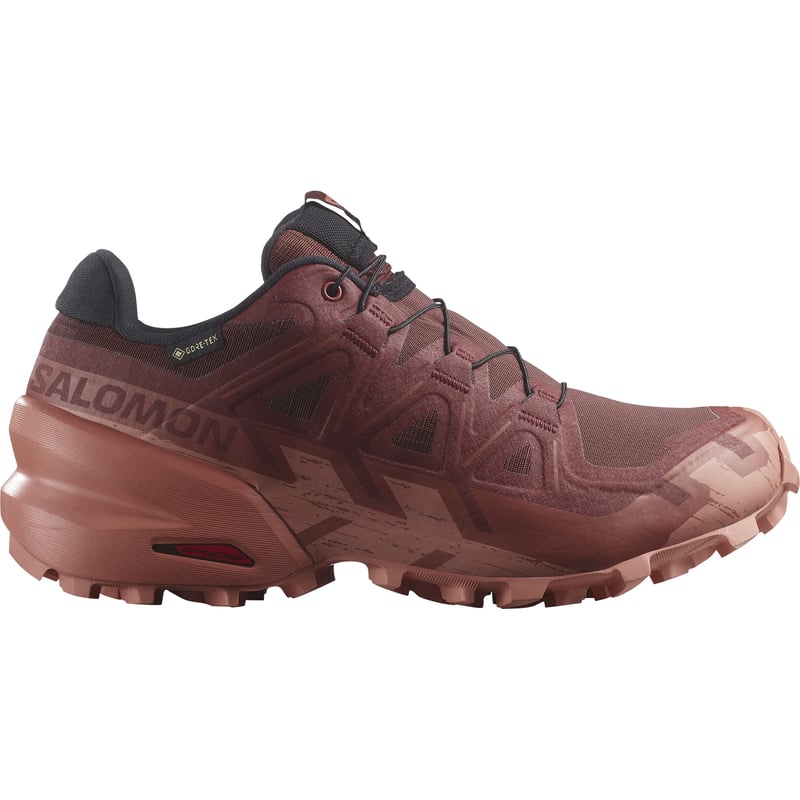 Salomon Women's Speedcross 6 GORE-TEX Rum Raisin/Barn Red/Canyon