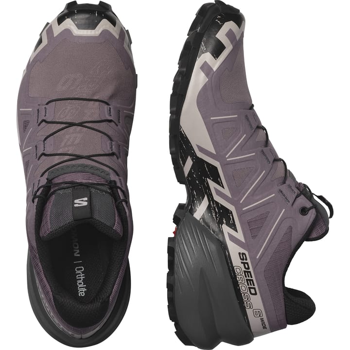 Salomon Women's Speedcross 6 Wide Moonscape/Black/Ashes Of Roses Salomon