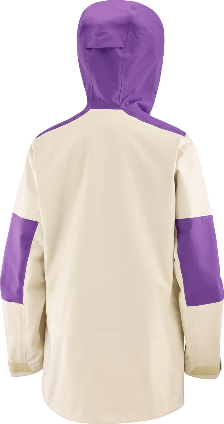 Salomon Women's Stance 3L Jacket Almond Milk/Royal Purple Salomon