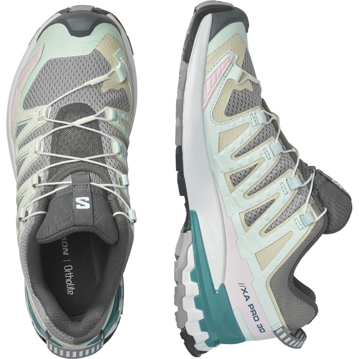 Salomon Women's XA Pro 3D V9 Gull/White/Bleached Aqua Salomon