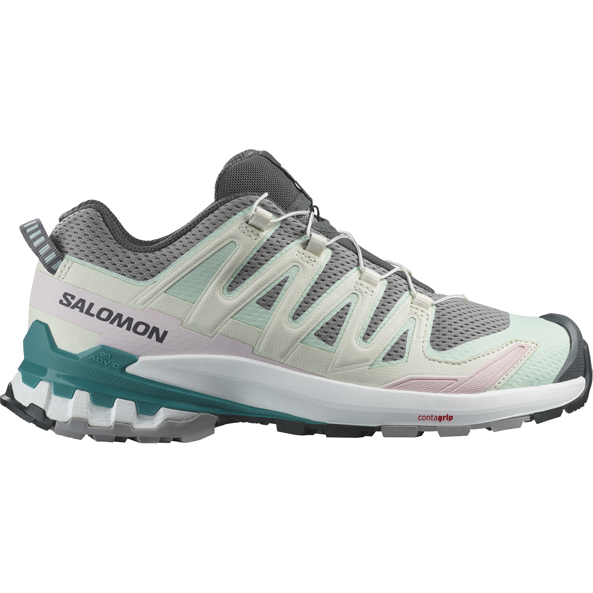 Salomon Women’s XA Pro 3D V9 Gull/White/Bleached Aqua