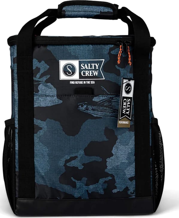 Salty Crew Chiller Cooler Backpack Blue Camo Salty Crew