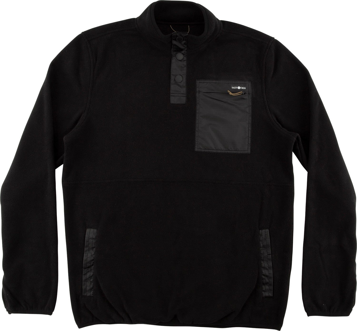 Men's Edgewater Pullover Fleece Black
