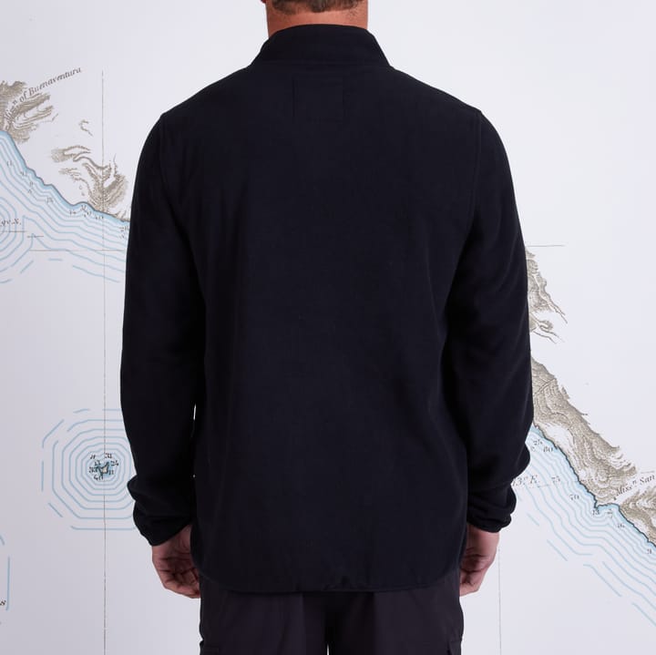 Men's Edgewater Pullover Fleece Black Salty Crew