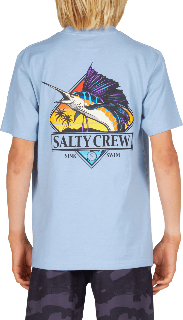 Kids' Gone Sailin Short-Sleeve Tee Marine Blue Salty Crew