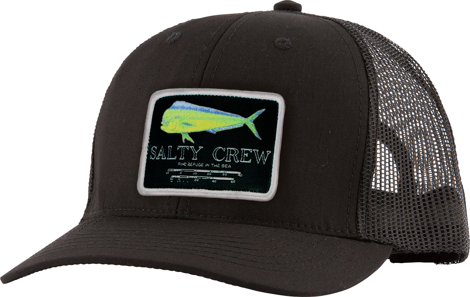 Salty Crew Salty Crew Mahi Mount Retro Trucker Black OneSize, Black