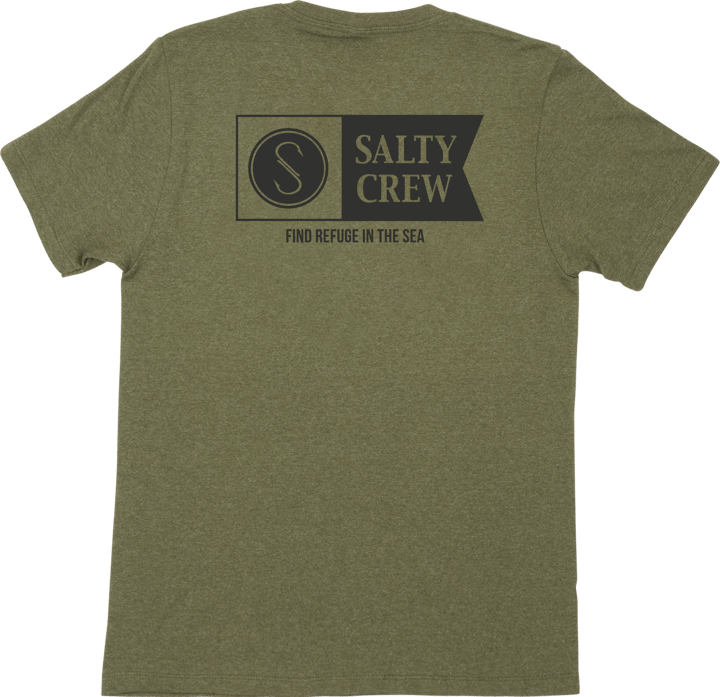Salty Crew Men's Alpha S/S Tee Forest Heather Salty Crew