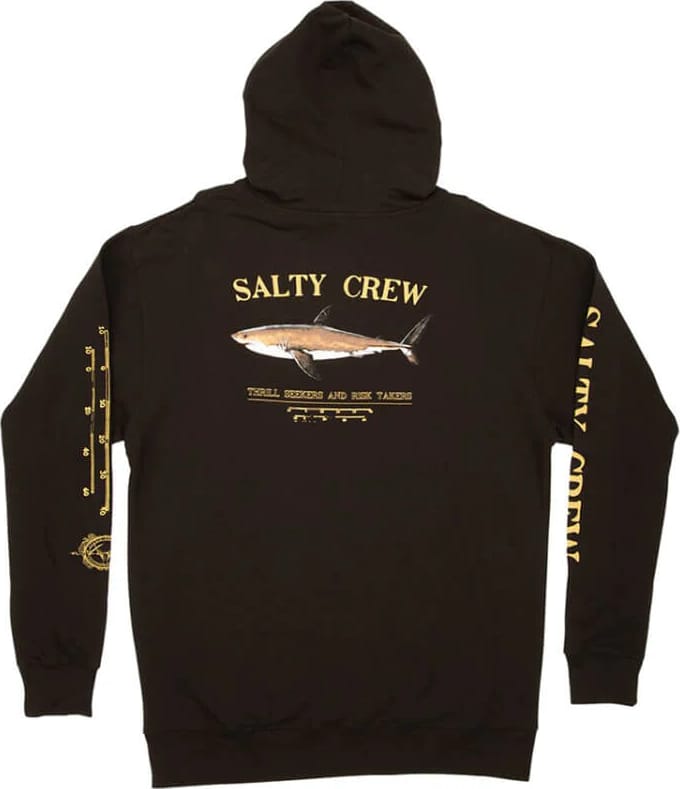 Salty Crew Men's Bruce Hood Fleece Black Salty Crew