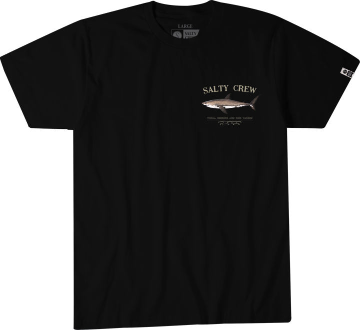 Salty Crew Men's Bruce Short-Sleeve Premium Tee Black Salty Crew