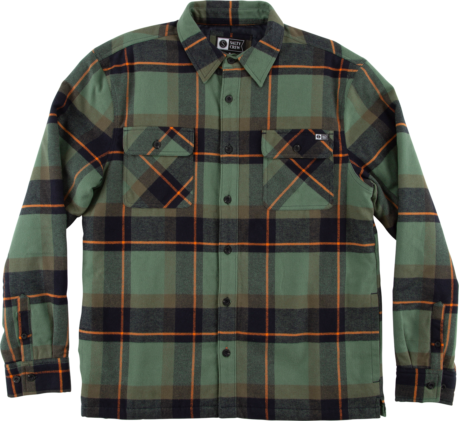 Salty Crew Men's Dawn Patrol Shacket Green