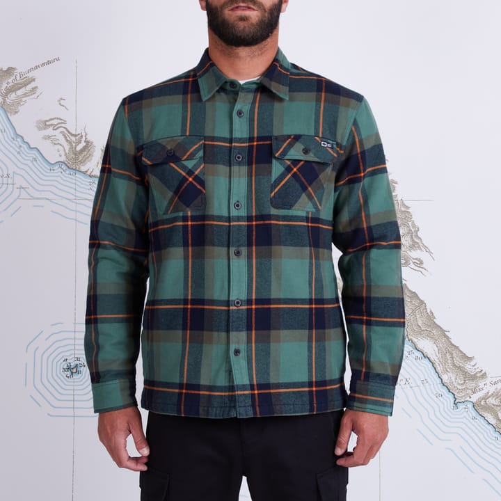Salty Crew Men's Dawn Patrol Shacket Green Salty Crew