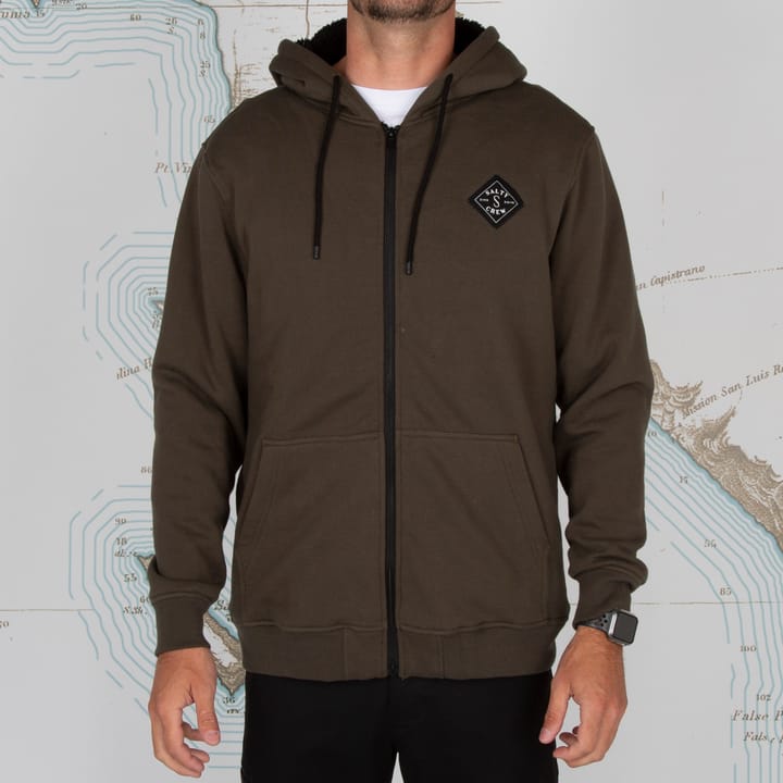 Salty Crew Men's Shelter Sherpa Fleece Tar Salty Crew