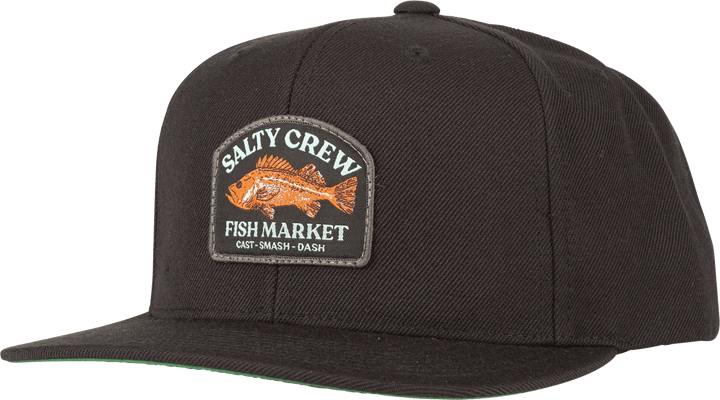 Salty Crew Red Rock 6 Panel Black Salty Crew Salty Crew Red Rock 6 Panel Black Salty Crew