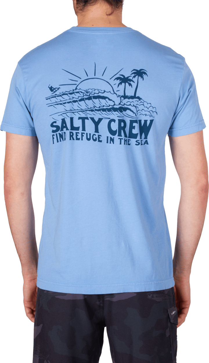 Men's Shorebreak Short-Sleeve Premium Tee Marine Blue Salty Crew