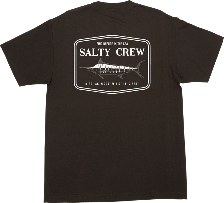 Men's Stealth Short-Sleeve Standard Tee Black Salty Crew