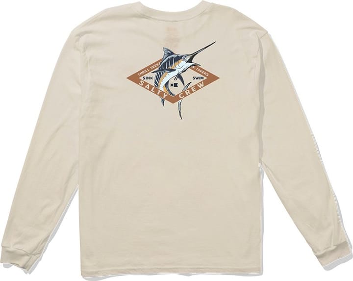 Salty Crew Men's Diamond Marlin Long Sleeve Tee Moonbeam Salty Crew