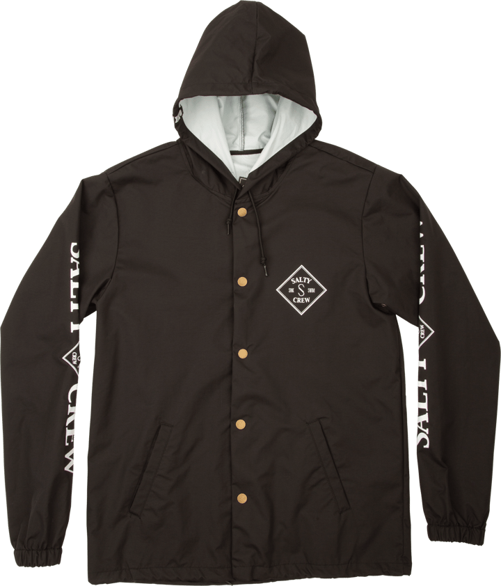 Men's Tippet Snap Jacket Black Salty Crew