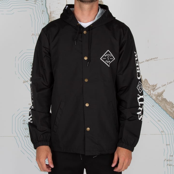 Men's Tippet Snap Jacket Black Salty Crew