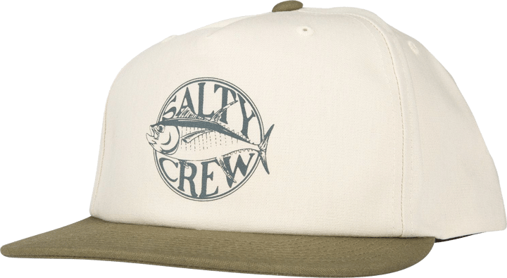 Tuna Time 5 Panel Cream/Military Salty Crew