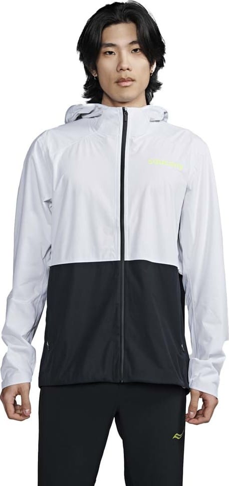 Saucony Men's Elite Runshield Jacket Black Elite Saucony