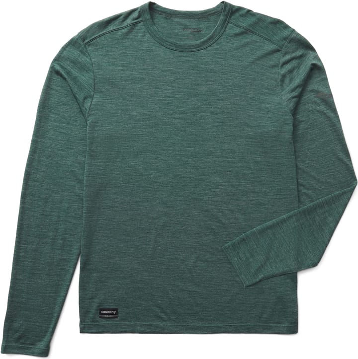 Saucony Men's Peregrine Merino Long Sleeve Pine Heather Saucony