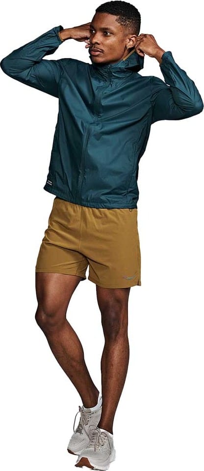 Saucony Men's Peregrine Packaway Jacket Pine Saucony