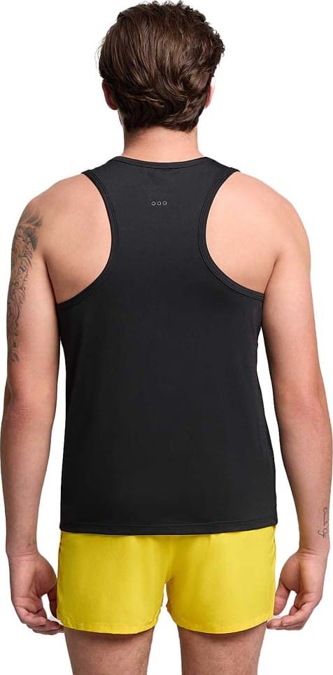 Saucony Men's Stopwatch Singlet Black Saucony Saucony Men's Stopwatch Singlet Black Saucony