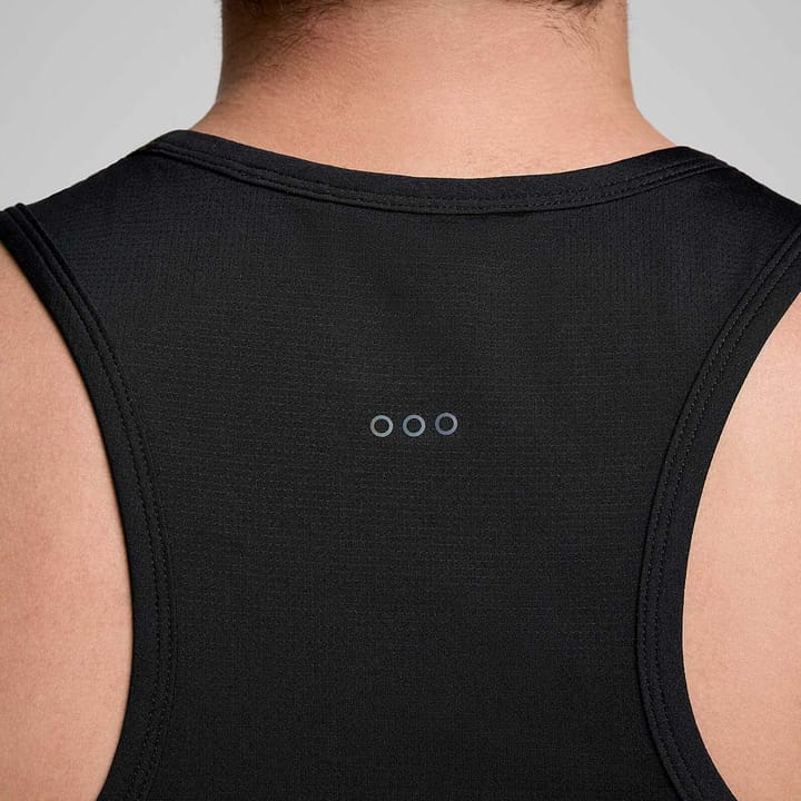 Saucony Men's Stopwatch Singlet Black Saucony Saucony Men's Stopwatch Singlet Black Saucony