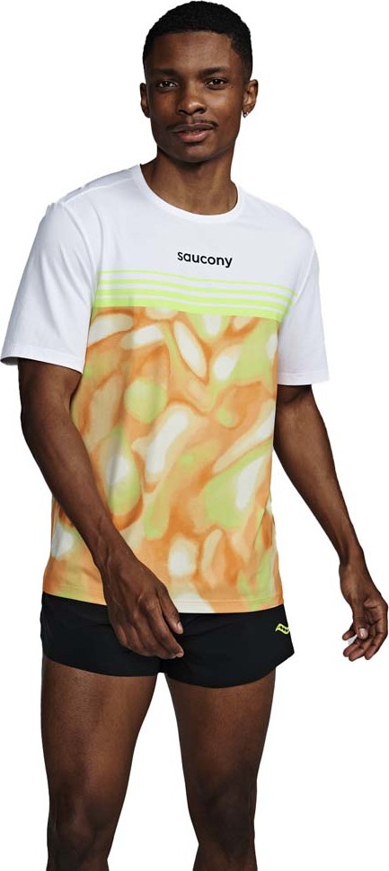 Saucony Men's Elite Short Sleeve Peel Kortärmade träningströjor S