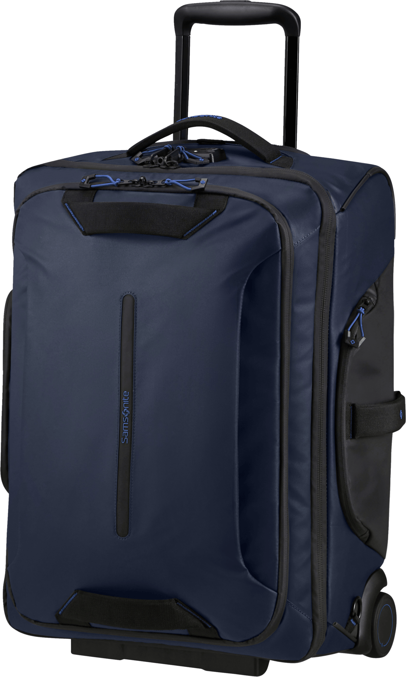 Samsonite Ecodiver Duffle with wheels 55cm backpack Blue Nights