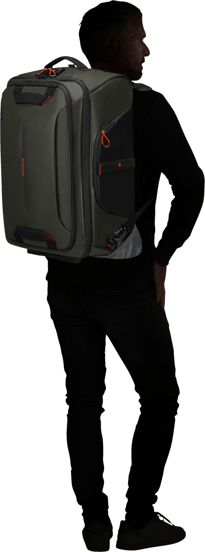 Samsonite Ecodiver Duffle with wheels 55cm backpack Climbing Ivy Samsonite