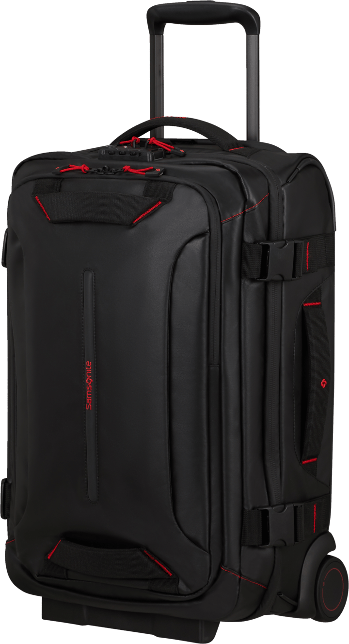 Samsonite Ecodiver Duffle with wheels double frame 55cm Black Samsonite